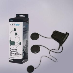 SCALA RIDER CARDO AUDIO/WIRED CORDED MICROPHONE FOR TEAMSET/ SOLO/ Q2/FM