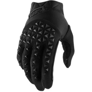 100% AIRMATIC BLACK/CHARCOAL GLOVES