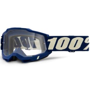 100% ACCURI2 GOGGLE DEEPMARINE CLEAR LENS