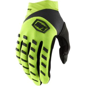 100% AIRMATIC FLO YELLOW/BLACK YOUTH GLOVES
