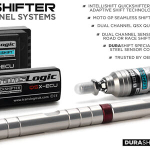 For Generic 1 or 2 cylinder, 1 or 2 +12v ignition coil/fuel injected engines. Suitable for tie-rod applications with standard road shift or inverted race shift gear lever set-up. (not plug&play, comes with crimp tool and zero solder connectors) -TRANSLOGIC QUICKSHIFTER