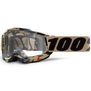 100% ACCURI2 GOGGLE TARMAC CLEAR LENS