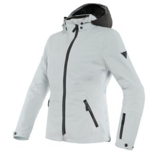 DAINESE LADIES MAYFAIR GREY D-DRY JACKET - WHITE