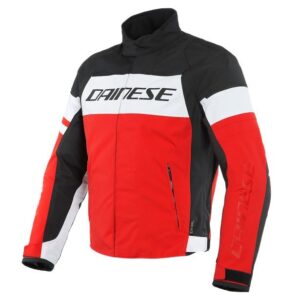 Dainese Saetta D-Dry White/Red/Black Jacket