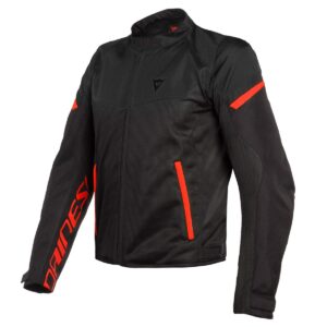 Dainese Bora Air Tex Black/Fluro Red Jacket