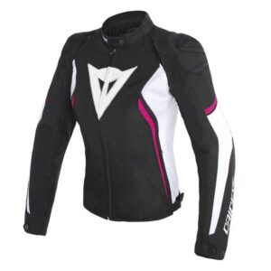 Dainese Women's Avro D2 Black/White/Fuchsia Jacket