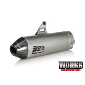 Yoshimura RS-4 Works SS-SS-CF Slip On Exhaust Honda Africa Twin 2016-18