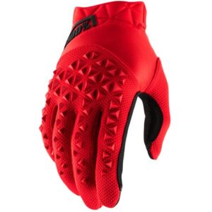 100% AIRMATIC BLACK/RED YOUTH GLOVES