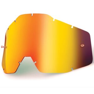 100% ACCURI & STRATA YOUTH RED MIRROR LENS