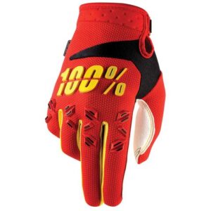 100% AIRMATIC RED-YELLOW GLOVES