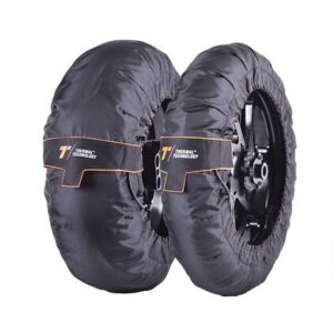 THERMAL TECHNOLOGY PERFORMANCE SERIES TYRE WARMERS - BLACK, XL-190/200