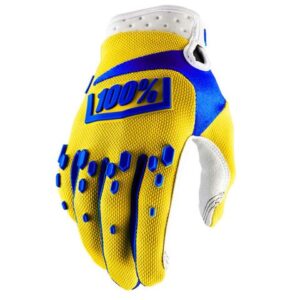 100% AIRMATIC YELLOW-BLUE GLOVES